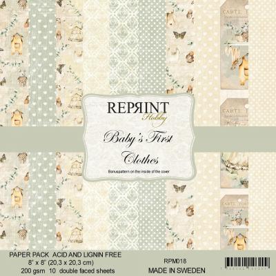Reprint Baby´s First Clothes Collection Designpapier - Paper Packk